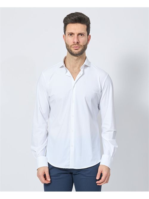 Yes Zee men's shirt with French collar YES ZEE | C505-OQ000107